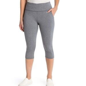 Gray Women's Cropped Leggings